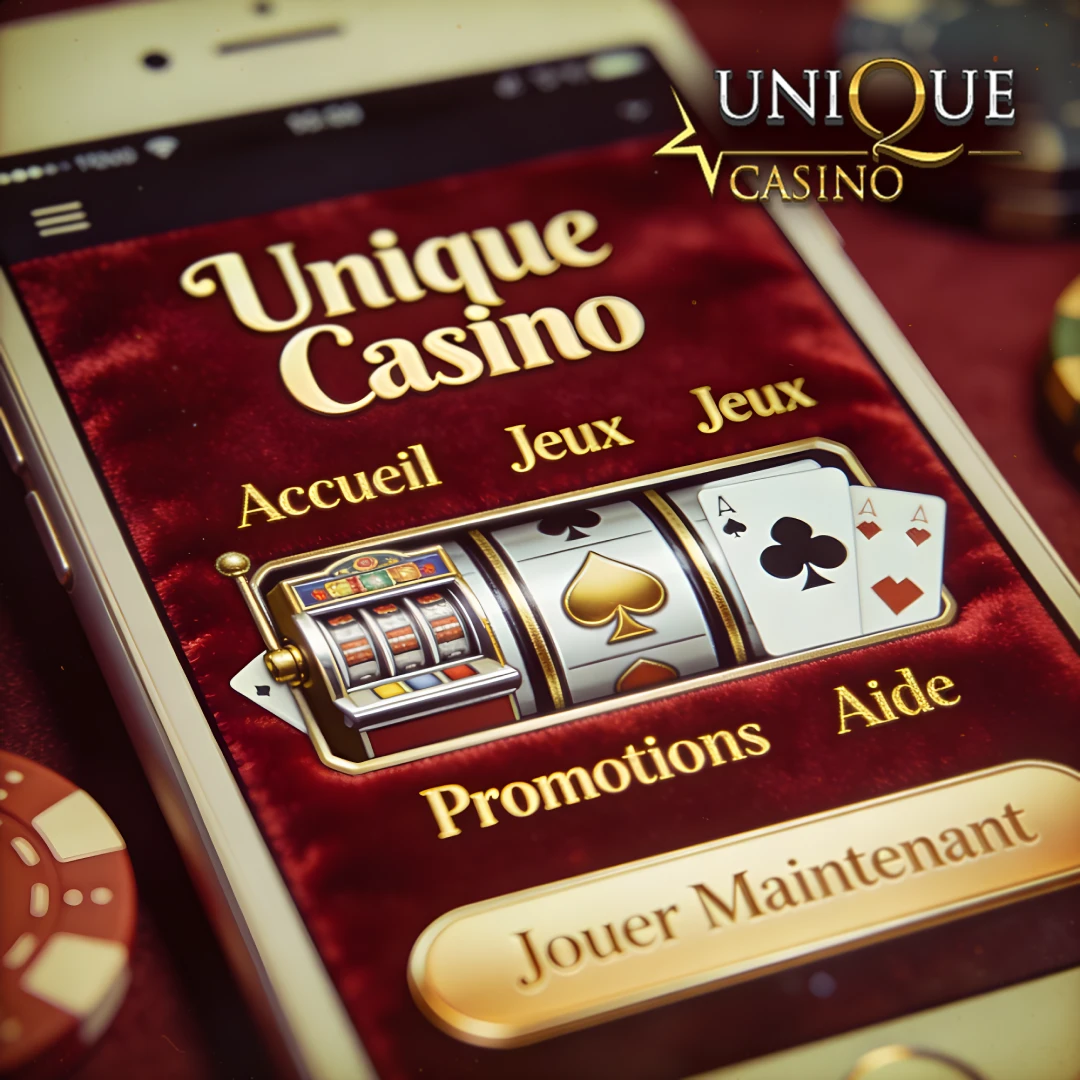 Application Mobile Casino Unique